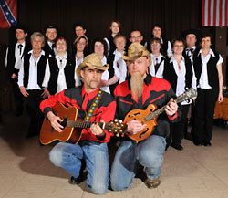 Our very own line dancers