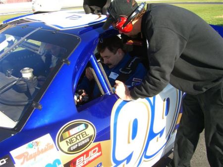 Racing at Atlanta Motor Speedway