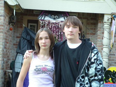 Zack and his sis courtney oct 07