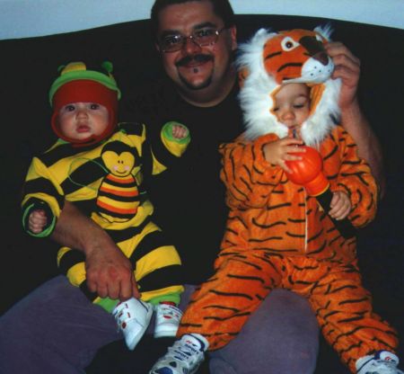 Me & my 2 boys at Halloween about 2 years ago