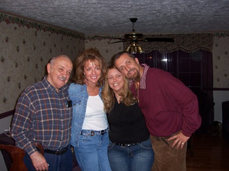 My Dad, me, sister Lisa and brother Mike