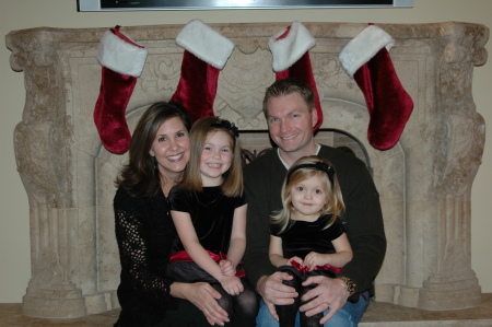Christmas 2006 with my 3 girls - Theresa, Mackenzie & Marissa