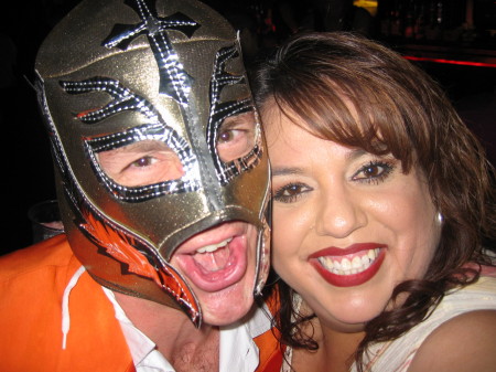 me and masked wrestler