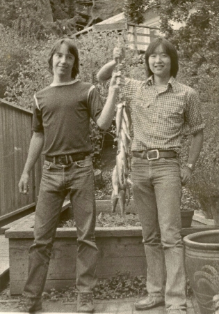 Jerry Hubner and me in 1976