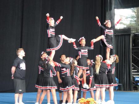 Sara's cheer competition