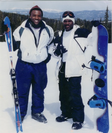 Skiing with Brother Jackson Ho