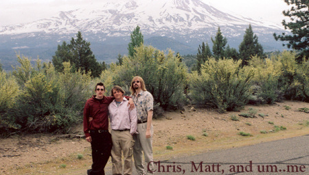 with my two sons in 2005, chris & matt