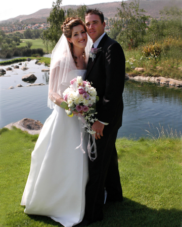 Wife Allison and myself at Wood Ranch Country Club