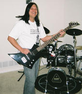 Me and my 1992 Jackson Kelly Bass