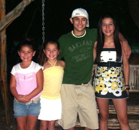 My kids in Garner, June, 2007.