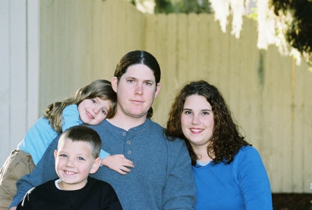 My son Matthew, wife Erica, son Caleb, and daughter Chloe