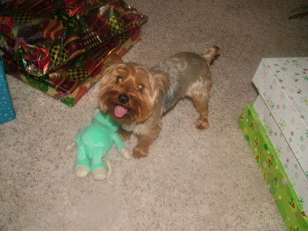 Max with his Christmas gift