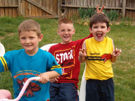 My 3 nephews!  Old pic in '04