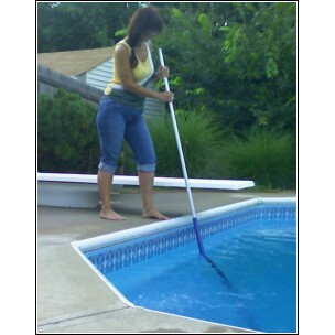 Working on the pool