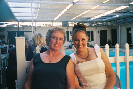 Mom and me at my wedding