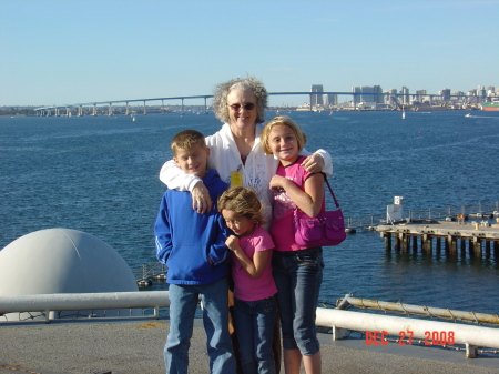 Me with the grandkids in San Diego