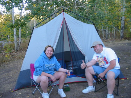 Camping up by the Mutual Dell Reservoir