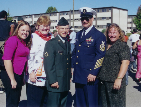 My Family at Dan's Graduation from Boot Camp