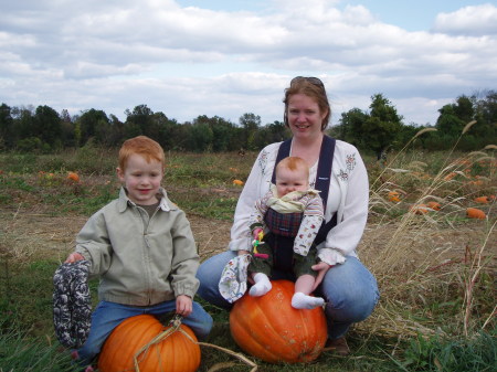 getting pumpkins in gorgeous Virginia...