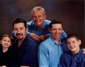 Dorton and sons, Nicholas, Jeffrey w/ grandsons Riley and Dylon