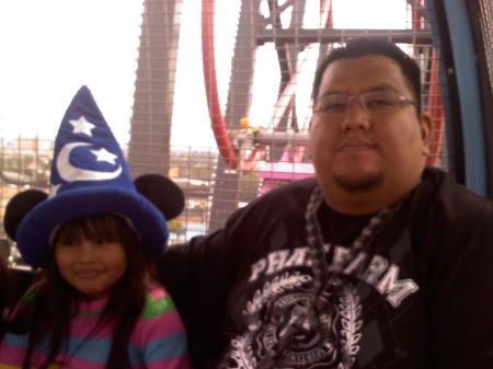 Megan and I at Disneyland.
