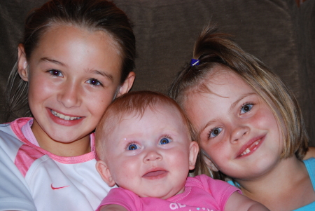 Ashley, & my 2 nieces, Riley and Abbey