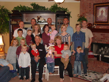 5 kids, 4 spouses and 10 grands.