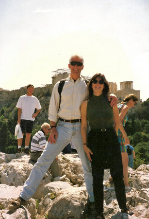 Mike & Beth in Athens - 1997