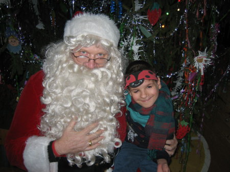 Santa at Orphanage