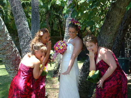 Rebekah wedding in Hawaii 7/7/08