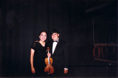 Me with My Former Violin Student