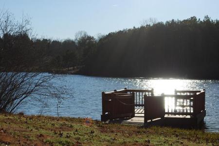 our dock on the lake in NC