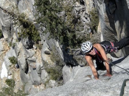 Marie Rock Climbing at Tahquitz 2008