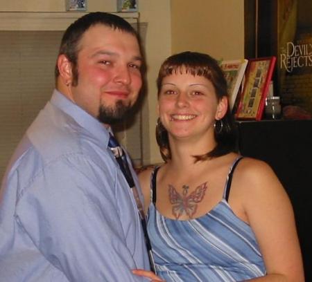My husband and I on Valentine's Day, 2006