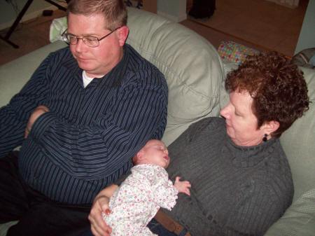 Deb and I with our Granddaughter Abigail