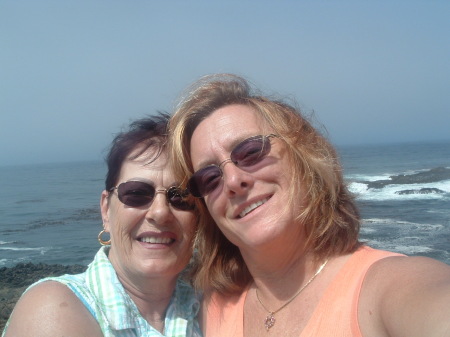 DAUGHTER DAWN AND ME ON THE OREGON COAST