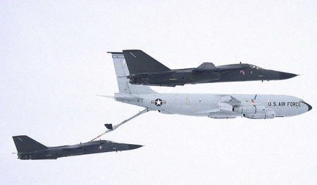 Two FB-111A and a KC-135