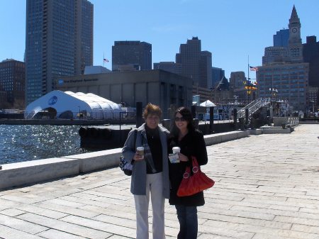 My Daughter Christina and Me in Boston this April