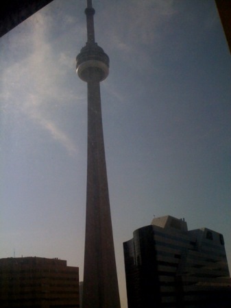 CN Tower, from our Hotel window