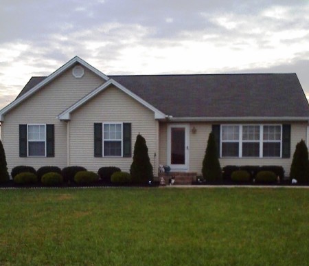 Our modest little house in Maryland