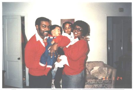 Johnson Family strike a pose in '91