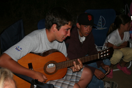 Ben playing guitar