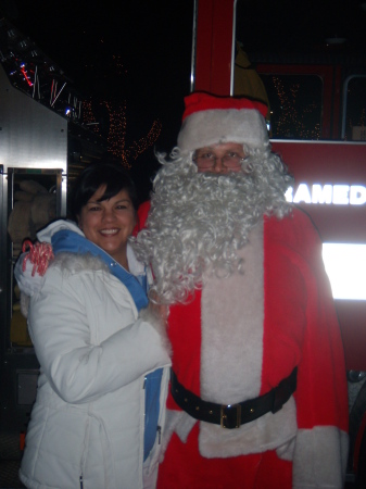 Me and Santa at  the Mission Inn