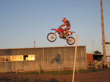 My oldest son catching some air!