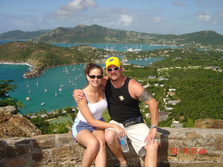 Me and Sarah in the Carribean