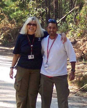 Red Cross for Hurrican Rita, with Partner Roby Rojan 2005