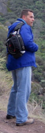 Me hiking in Santa Cruz, Ca.