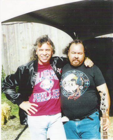 John and Joe of the Oak Ridge Boys  after a sound check