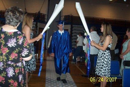 My son Ethan the 2007 graduat w/ my daughter Britt of left