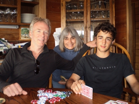 Poker with Grandson, Lucas,